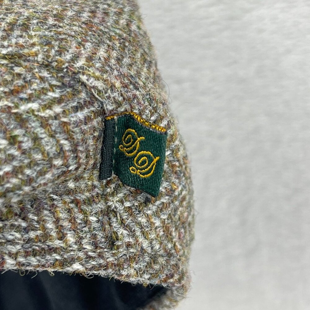 Doogan Donegal Tweed Size M Hat Peaky Cap Newsboy Hat Ireland 100% Wool Brown - Picture 9 of 12